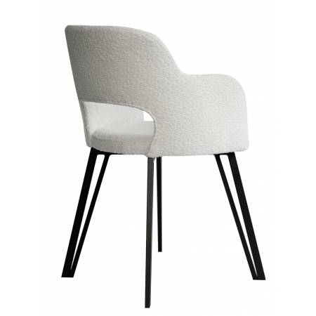 Nowoczesne krzesło fotel LOFT tapicerowane kubełkowe MILANO K680m2
